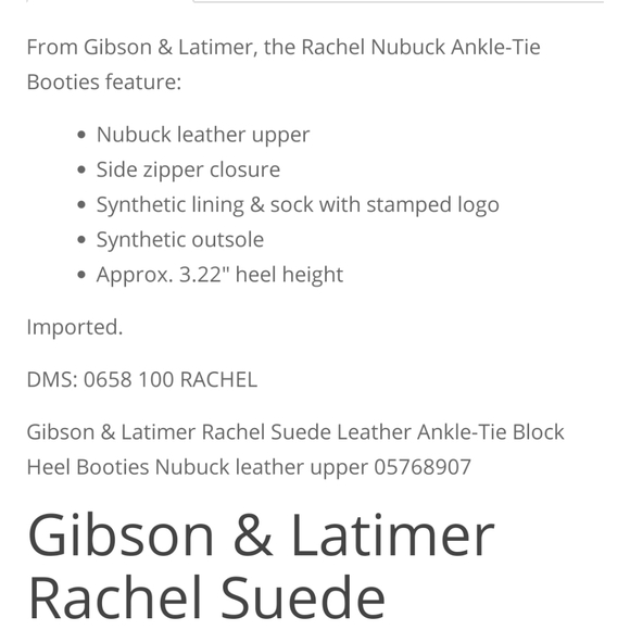 Gibson Latimer Black Booties - Picture 2 of 7